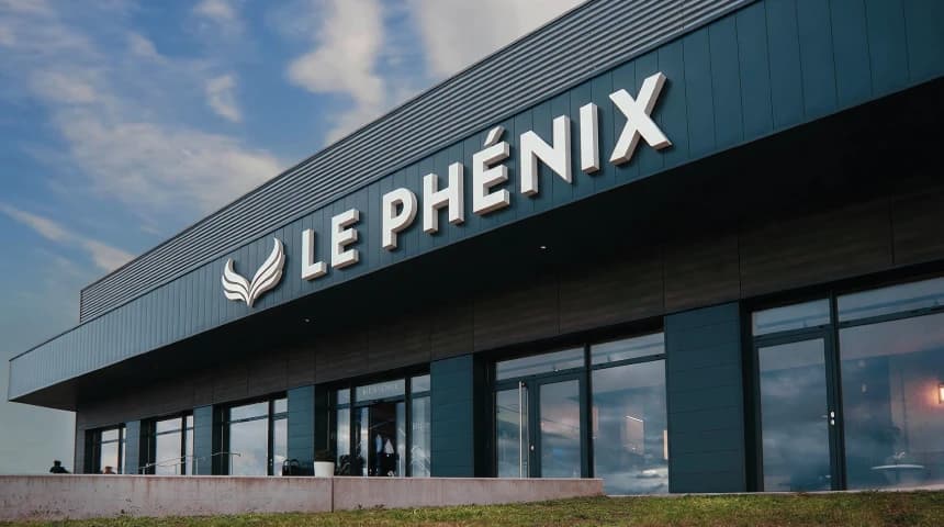 Façade du Phénix Sport Club à Besançon
