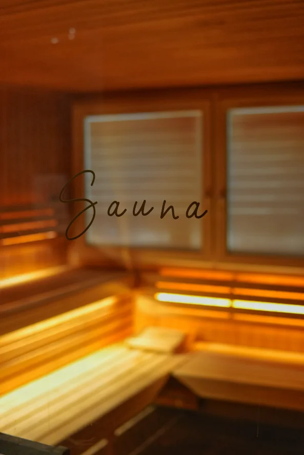 Sauna de l’espace spa du Phenix Sport Club
